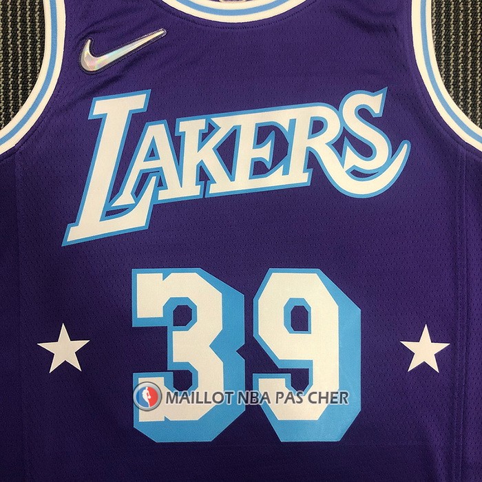 Maillot Los Angeles Lakers Dwight Howard NO 39 Ville Edition 2021-22 Volet